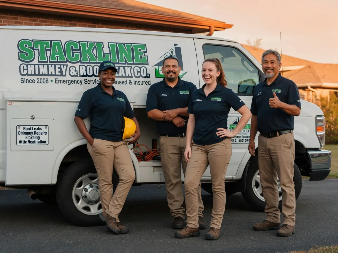 Chimney flashing repair company in Kent, PA